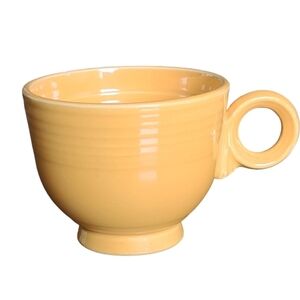 Homer Laughlin Yellow vintage Ring handle tea cup